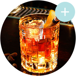 Cocktail HSE smoked old fashioned